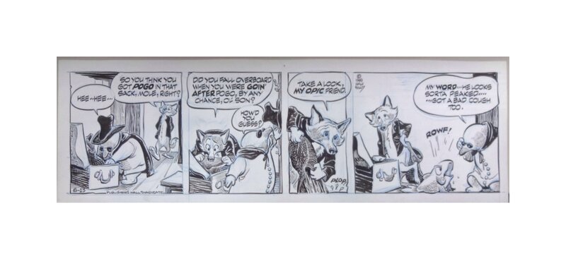 Pogo par Walt Kelly - Planche originale