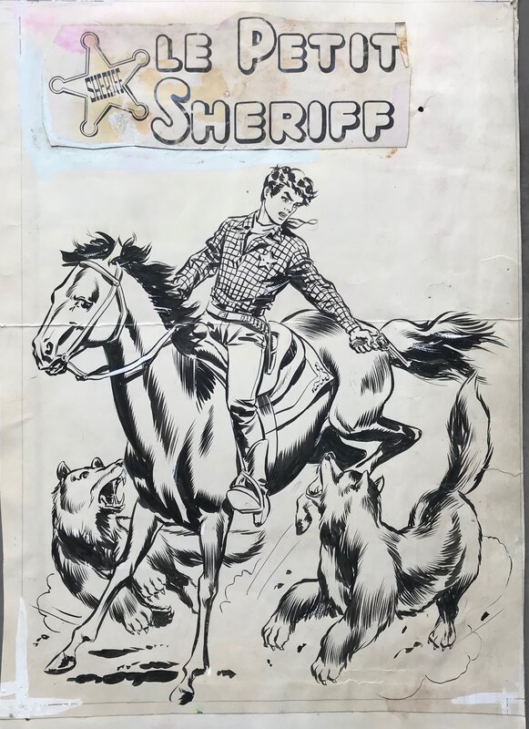 Carlo Marcello, Le petit sheriff n° 14 - Couverture originale