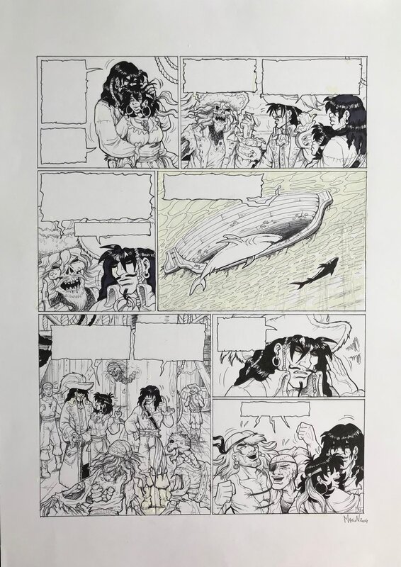 Marion Poinsot, Dread Mac Farlane tome ? pl 32 - Planche originale