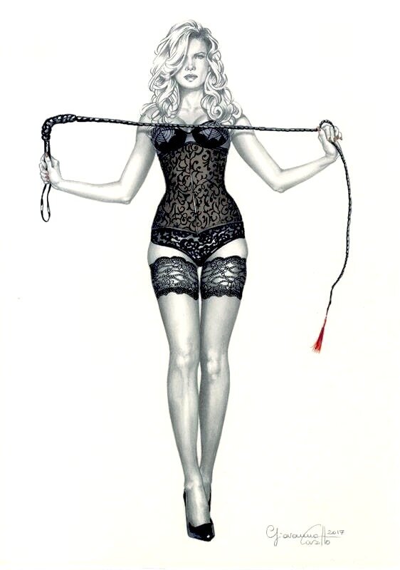 Giovanna Casotto - pin up Kim Basinger - Illustration originale