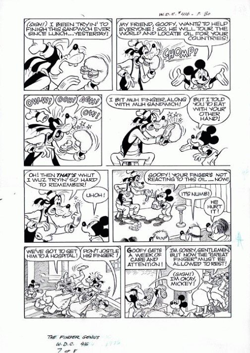 Paul Murry, Pippo e il dito rabdomantico p7 - Comic Strip