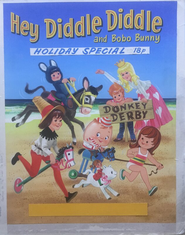 William Francis Phillipps, Hey Diddle Diddle and Bobo Bunny - Couverture originale