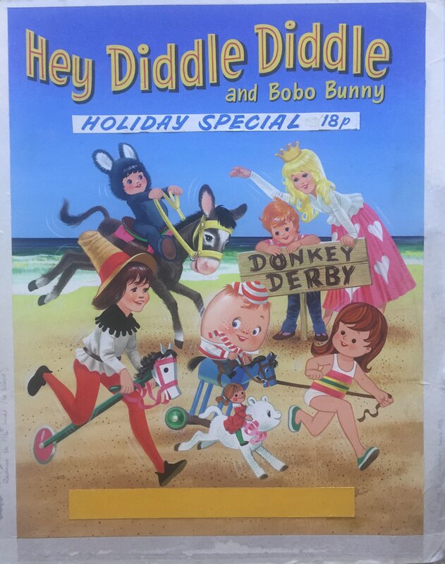 William Francis Phillipps, Hey Diddle Diddle and Bobo Bunny - Original Cover