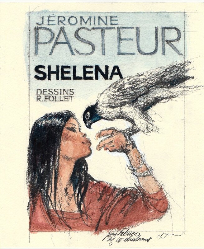 René Follet, Shelena - Etude de couverture - Original Cover