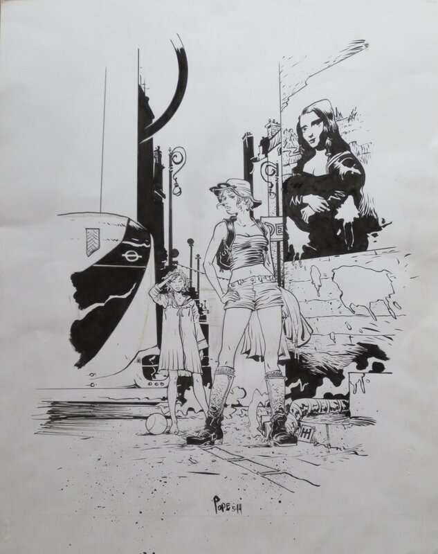 Paul Pope, Bodies #3 - unpublished cover - Original Cover