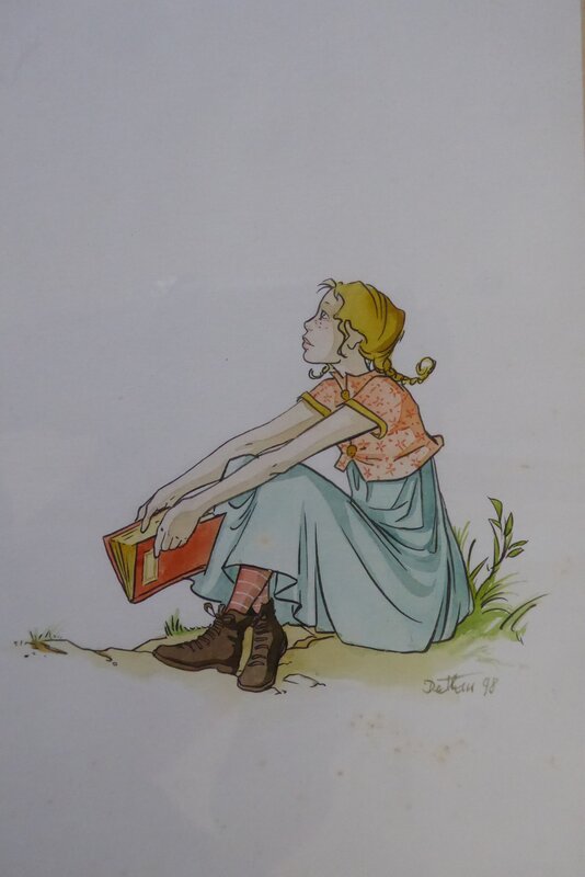 Isabelle Dethan, Alice au pays des merveilles - Original Illustration