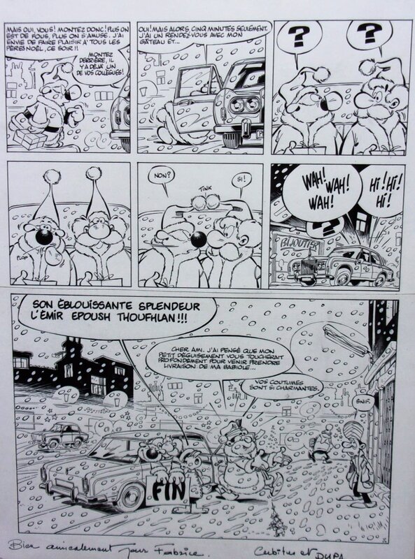 Cubitus par Dupa - Planche originale