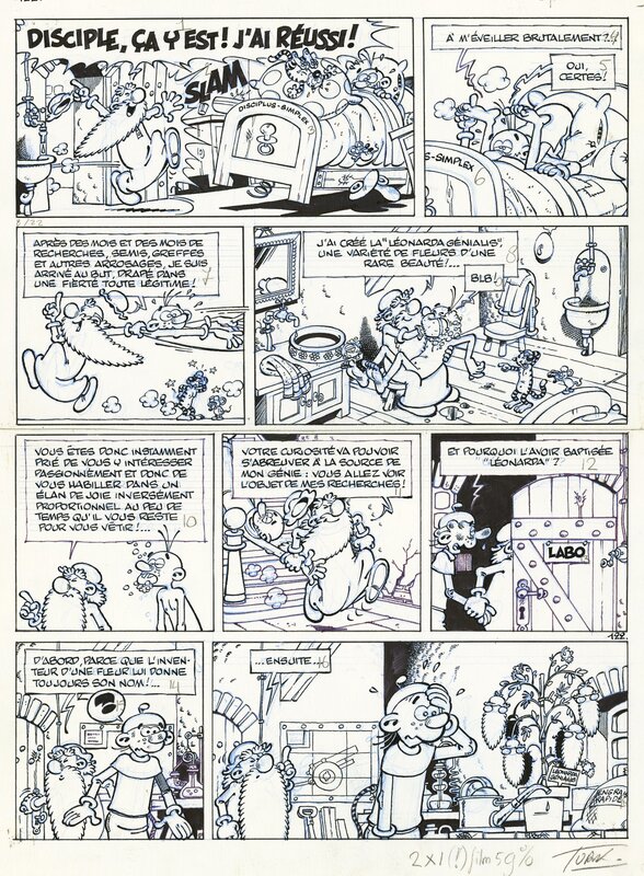 Turk, Léonard est un génie - Comic Strip