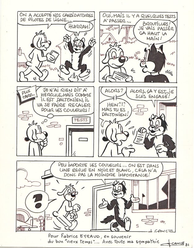 Pif et Hercule by Louis Cance - Comic Strip