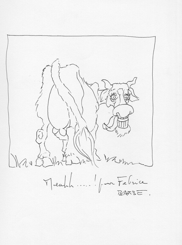 Une vache... peut mon coté vache... Meuhh non by André-François Barbe - Sketch