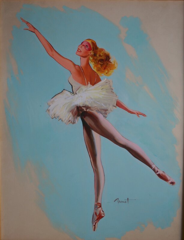 Pierre Laurent Brenot - Danseuse - Original Illustration