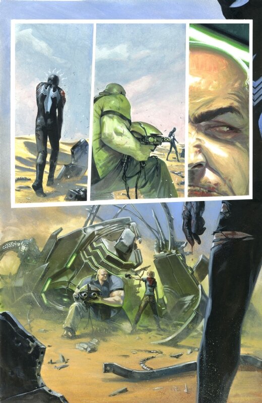 Gabriele Dell'Otto, Werther Dell'Edera, Spider-Man: Family Business - Planche originale