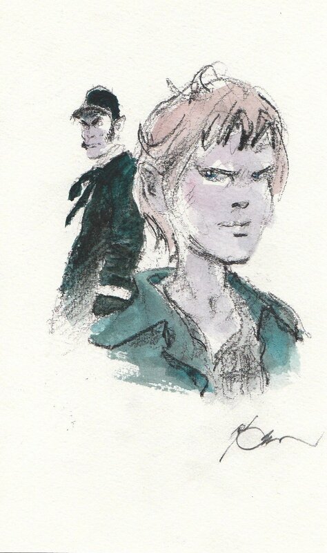 Alec Severin 1 by René Follet - Original Illustration