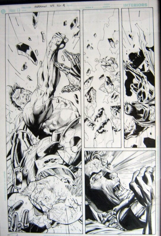 Jim Lee, Superman 215, page 4 - Comic Strip