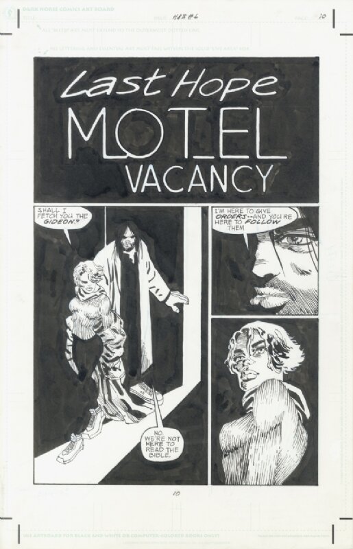 Sin City par Frank Miller - Planche originale