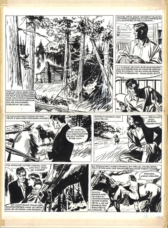 Larraz : Paul Foran tome 10 planche 3 - Planche originale