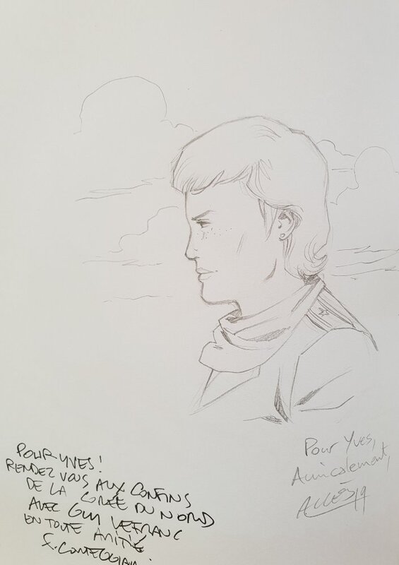 Lefranc- Lune Rouge by Christophe Alvès - Sketch