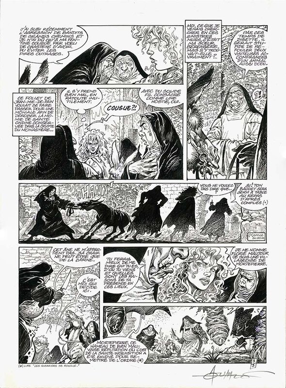 Mohamed Aouamri, Brice Tarvel, Mortepierre - Tome 3, planche 3 - Comic Strip