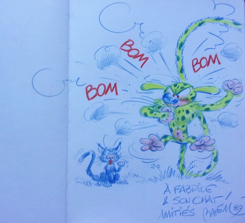 Batem, Le Marsupilami et son chat - Sketch