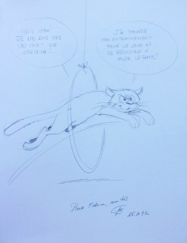 Chat de cirque by Roland Gos - Sketch