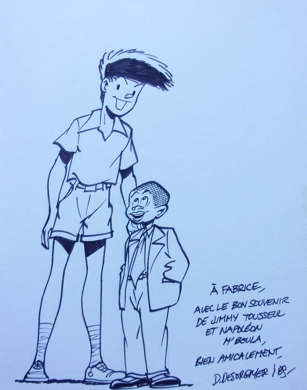 Daniël Desorgher, Jimmy Tousseul et Napoléon - Sketch