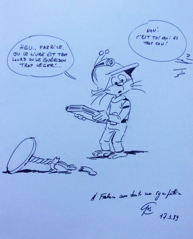 Gos, Le Scrameustache maladroit - Sketch