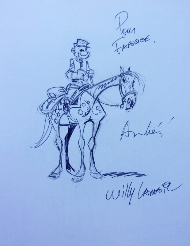 Willy Lambil, Caporal Blutch et Arabesque - Sketch