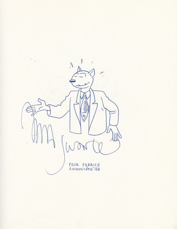 Joost Swarte, Chat à la cravate poisson - Sketch