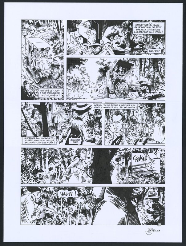 David Etien, Beka, Champignac - Tome 1 - Enigma - Planche originale