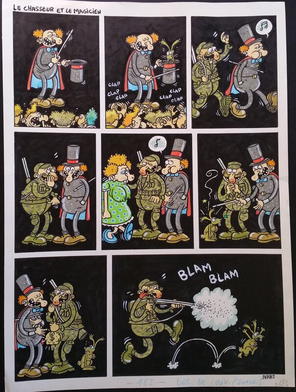 Éric Ivars, Le chasseur et le magicien - Comic Strip