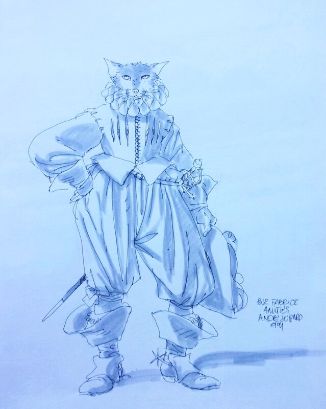 Le chat botté par André Juillard - Dédicace