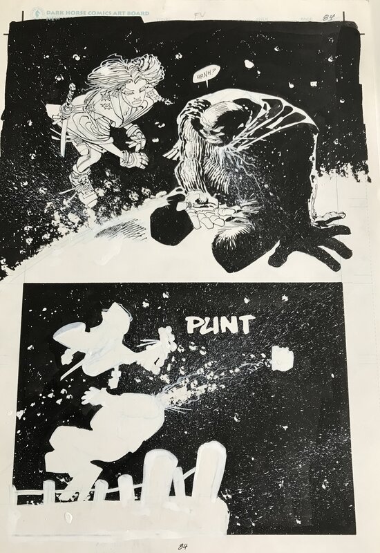 Sin City #5 p84 par Frank Miller - Planche originale