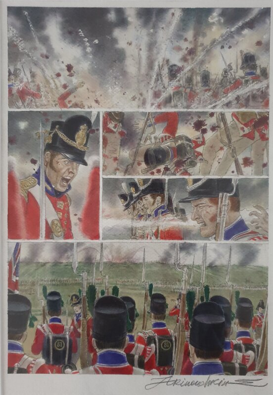 Waterloo par Andréi Arinouchkine - Planche originale