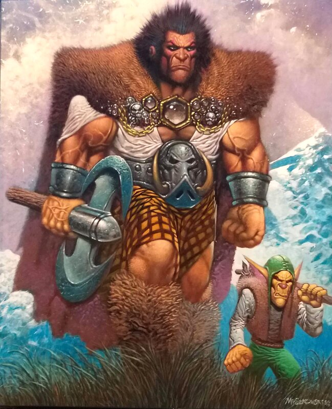 En vente - Tribute to Slaine par Filip Myszkowski - Illustration originale