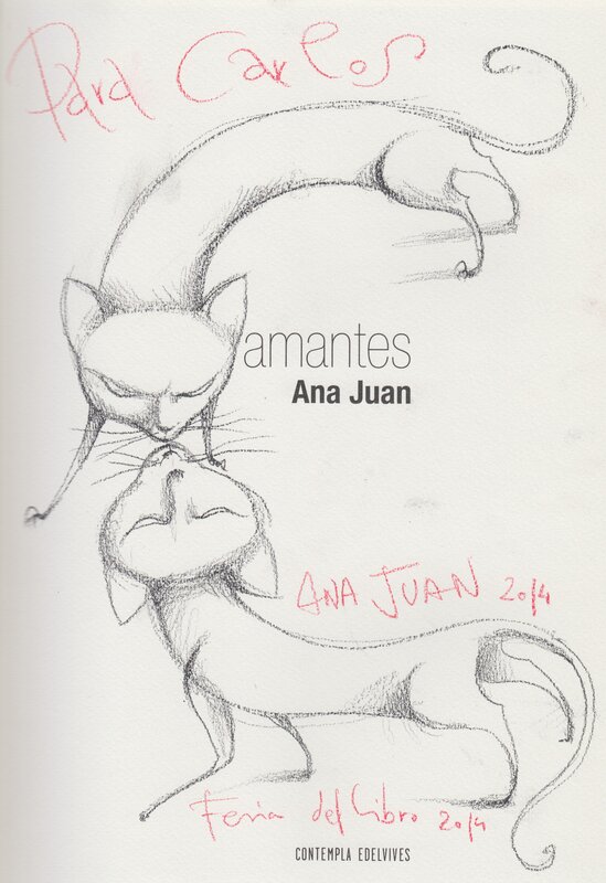 Amantes par Ana Juan - Dédicace