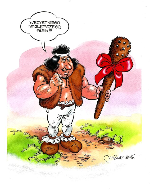 Łamignat - dedicace by Maciej Mazur, Janusz Christa - Comic Strip