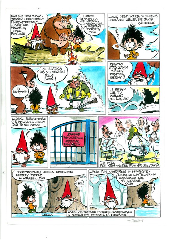 Torfiak et chasseur by Slawomir Kiełbus - Comic Strip