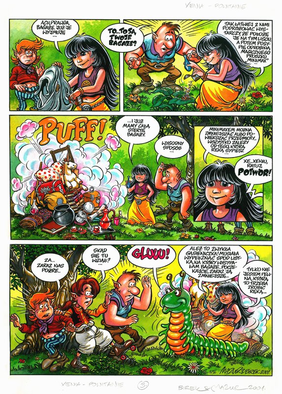 Xenia - small witch by Maciej Mazur - Comic Strip