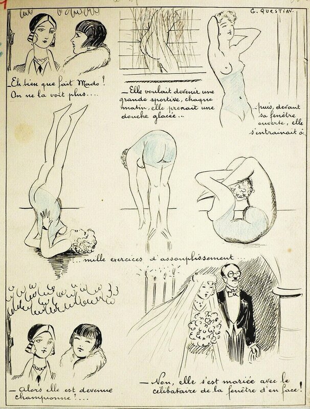 G. Questiau - Culture Physique (années 30) - Comic Strip