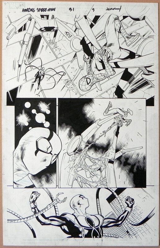 Stuart Immonen, Wade Von Grawbadger, Amazing spider-man #31 page 3 - Planche originale