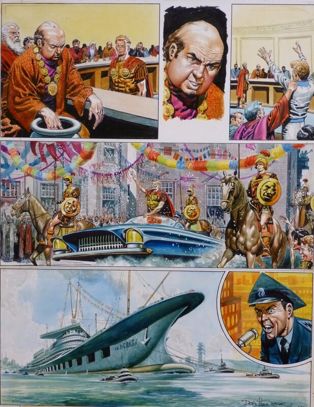 Don Lawrence, Special page Trigian Empire - Comic Strip