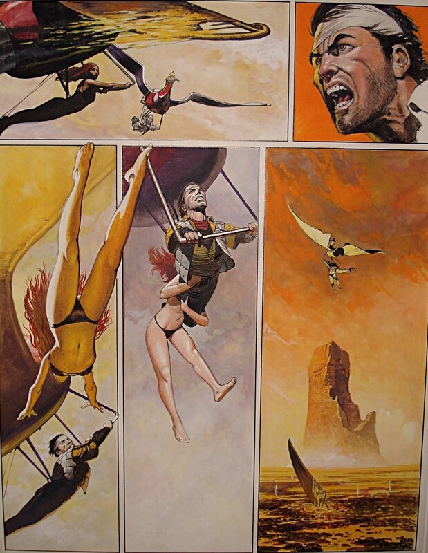 Don Lawrence, Storm - De Levende Planeet - Planche originale