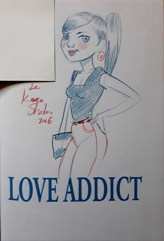 Love addict par Koren Shadmi - Dédicace