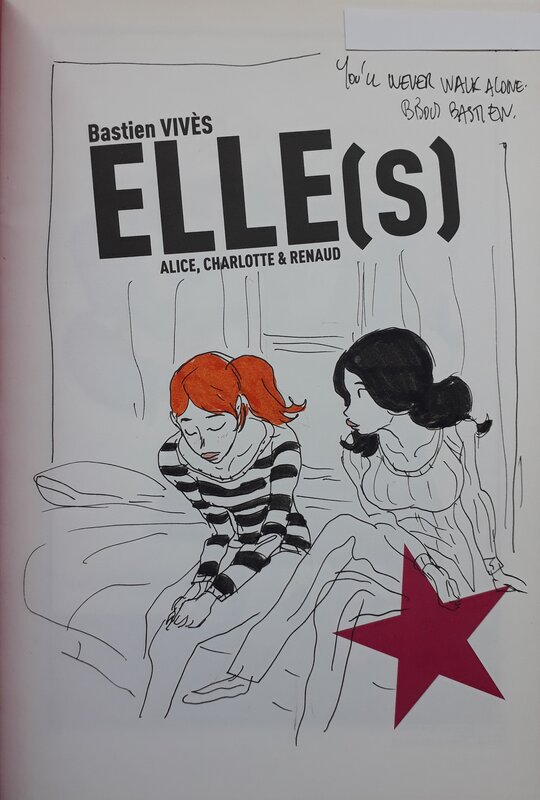 Alice et Charlotte par Bastien Vivès - Dédicace