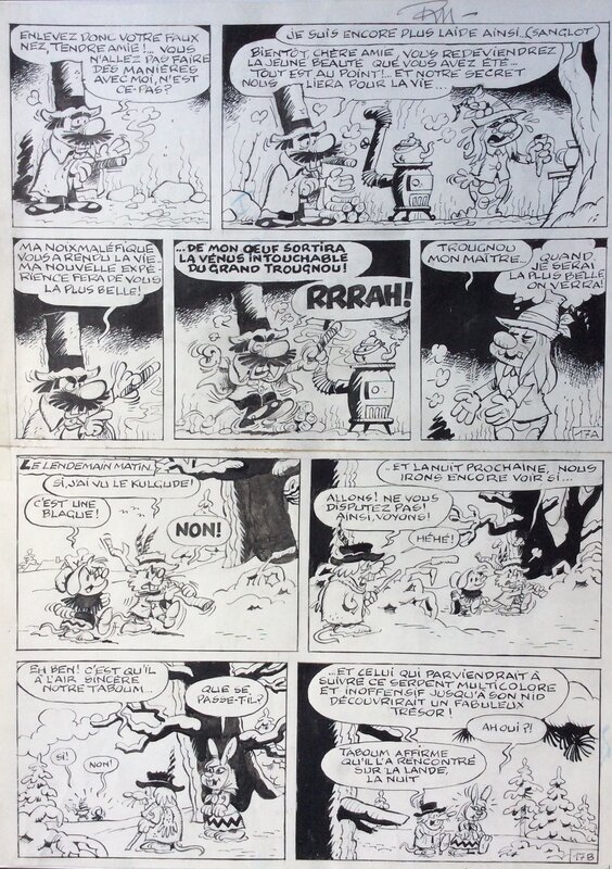 Raymond Macherot, Sibylline et le Kulgude - Planche originale