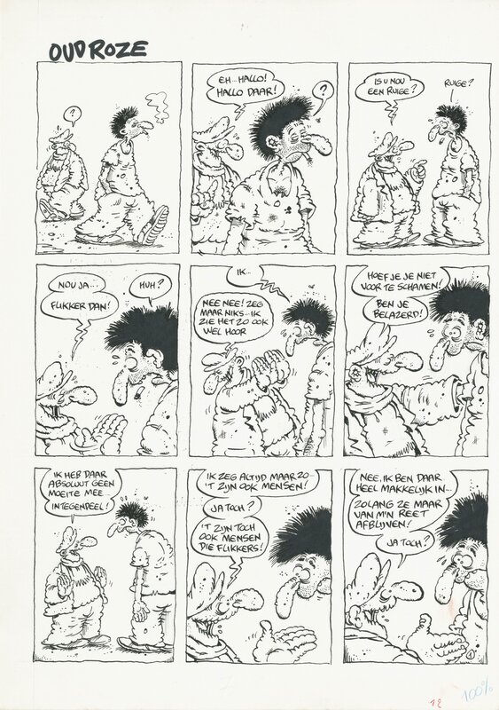 Eric Schreurs, 1985? - Oud Roze - Geharrebar 1/2 (Complete story - Dutch KV) - Comic Strip