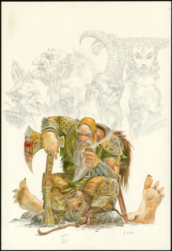 Adrian Smith, Couverture Dark Fantasy - Original Cover