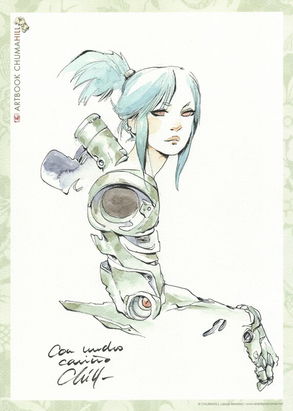 Robot Girl par Chuma Hill - Illustration originale