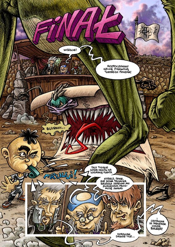 Hubert Ronek, The World of Aghart - Final - Comic Strip