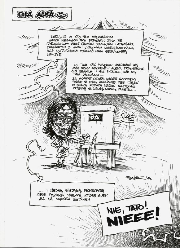 Hubert Ronek, Torgal - part 1 - dedicace - Original Illustration